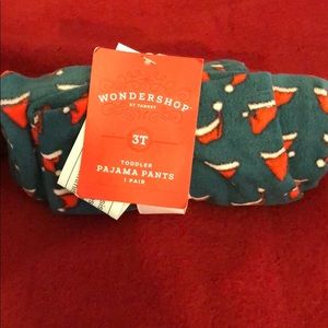 Toddler Santa Hat Pajama Pants